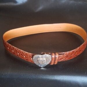 Harken Belt Genuine Leather Size M Made In The USA 34" Long With A Hart Buckle